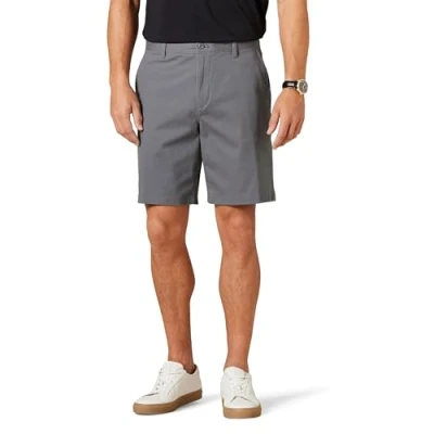 Imagen de Amazon Essentials Pantalones Chinos elásticos cómodos de Corte clásico, Tiro 22 cm Hombre, Color Carbón, 29W