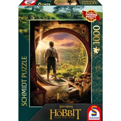 Imagen de Schmidt Spiele 58552 Puzzle (1000 Piezas), diseño de El Hobbit, Multicolor (58552)