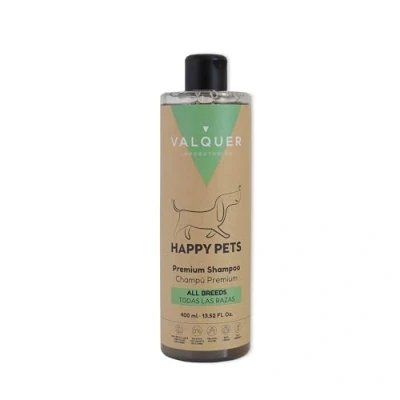 Imagen de Valquer Champú Premium para Perros con Té Matcha. Perro. Champu Gatos 400 ml. (Todas Las Razas)