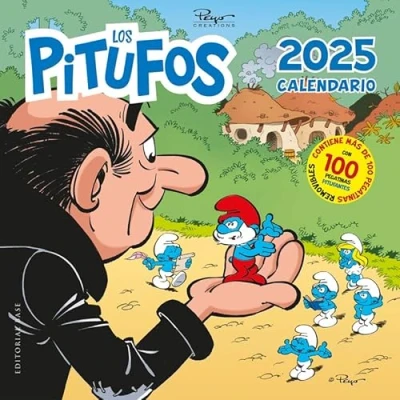 Imagen de CALENDARIO LOS PITUFOS 2025: 50 (SINGULAR)