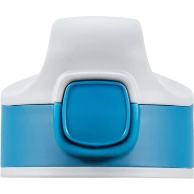Imagen de SIGG Miracle Kids Top Indigo tapón para botella cantimplora, antigoteo de repuesto botellas tritán y aluminio, con pajita