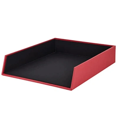 Imagen de Rössler Papier 1335452360 S.O.H.O. Cesta de almacenamiento para DIN A4, apilable, roja, 1 unidad