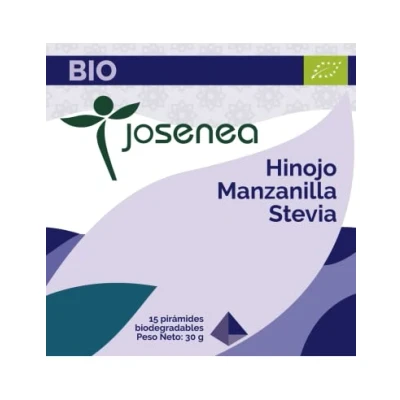 Imagen de Josenea Hinojo Manzanilla Stevia Bio 15 Sobres 1 Unidad