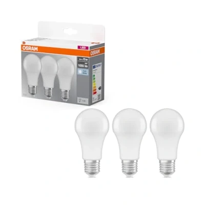 Imagen de Osram 819573 Bombilla LED E27, 10W, Blanco, 3 Unidades