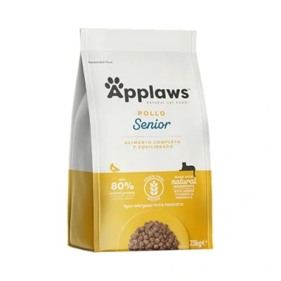 Imagen de Applaws Comida Seca Completa Grain Free de Sabor a Pollo para Gatos Mayores Bolsa Resellable 7.5 kg