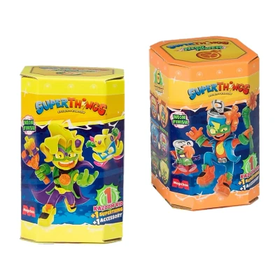 Imagen de Figura Magicbox Superthings Neon Power Serie Kazoom Kid, 3cm, Multicolor
