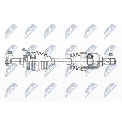 Imagen de Semi eje NTY NPW PL 123