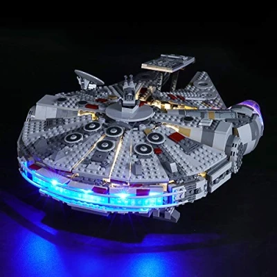 Imagen de BRIKSMAX Kit de Iluminación Led para Lego Star Wars Halcón Milenario,Compatible con Ladrillos Construcción Modelo 75257, Juego Legos no Incluido…