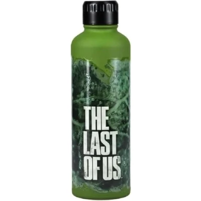 Imagen de Paladone The Last of Us Botella de agua con licencia oficial la película que brilla en oscuridad, decoración y regalo para jugadores, accesorio escritorio verde neón todas las edades,