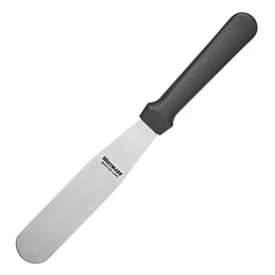 Imagen de Westmark Paleta profesional de respostería para esparcir/confeccionar, Recta, Flexible, Tamaño la hoja: 3 x 14 cm, Longitud: 26 Acero inoxidable/plástico, Master Line, Negro/Plata, 31192270