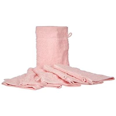 Imagen de de Witte Lietaer 194835 Lote 6 manoplas baño Algodón Rosa 15 x 20 cm