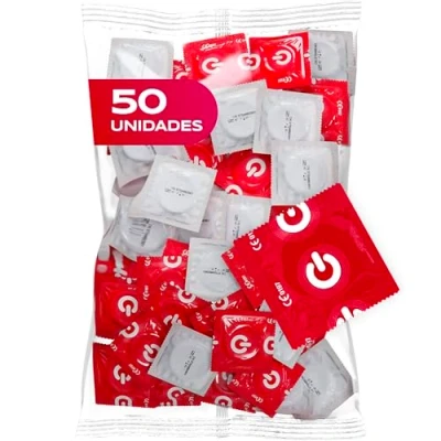 Imagen de ON) Condones Super delgados I 54 mm de ancho Paquete 50 unidades Premium ultrafinos con lubricante silicona extra 0,055 grosor para hombres