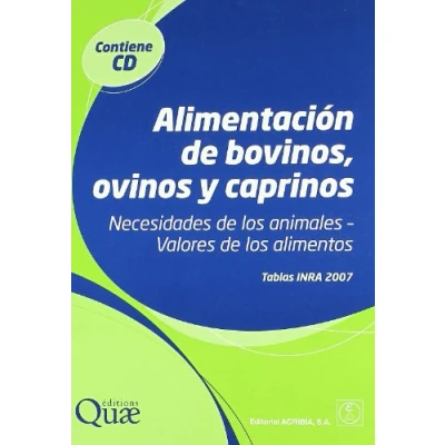 Imagen de Alimentación de bovinos, ovinos y caprinos: necesidades los animales, valores alimentos (SIN COLECCION)