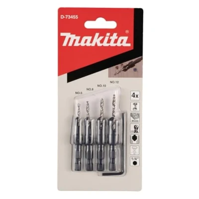 Imagen de Makita SET BROCAS CON AVELLANDOR 4PCS marca