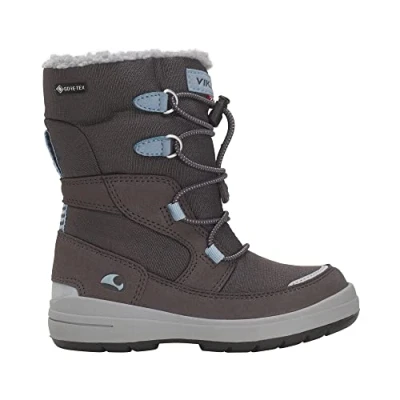 Imagen de Viking Ha​s​l​u​m​ Hi​g​h​ GTX Wa​r​m​, Botas de Nieve, Unisex niños, Dark Grey/Iceblue, 27 EU
