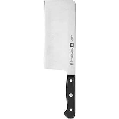 Imagen de ZWILLING Gourmet Cuchillo de Chef Chino, 18 cm, Acero Inoxidable Especial Anticorrosión, Mango Ergonómico Negro Hecho en Alemania