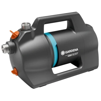 Imagen de Gardena Bomba de jardín 4300 Silent: riego muy silenciosa con carcasa innovadora, caudal l/h, motor 650 W, sistema doble sellado, bajo consumo e impermeable (9056 20)