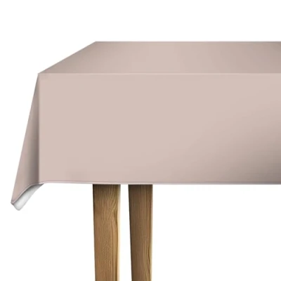 Imagen de d c fix mantel hule mesa PVC free Durazno antimanchas resinado impermeable moderno plastico para interior y exterior 220 cm x 150 rectangular