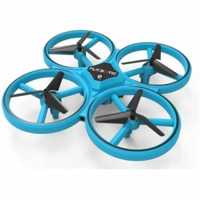 Imagen de FLYBOTIC Drone parpadeante control remoto Luminoso led Doble 360 Parpadear Alcance 30 metros Juguetes para niños y adultos a partir de 8 años