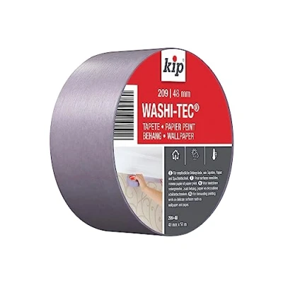 Imagen de Kip Cinta adhesiva Washi Tec de 48 mm x 50 m para pintar y decorar