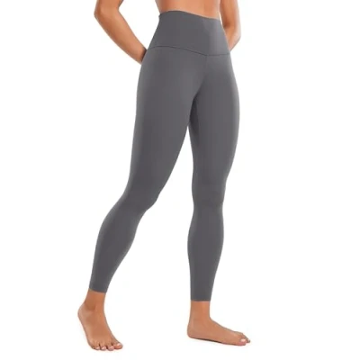 Imagen de CRZ Yoga Mujeres Butterluxe Leggings 64cm Cintura Alta Ultra Suave Estirar Ejercicio Polainas Carbono Oscuro 46