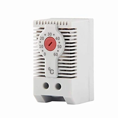 Imagen de shanpu KTO011 Normalmente Cerrado NC Controlador de Temperatura MecáNico Ajustable Gabinete Termostato Carril DIN, para Uso CalefaccióN