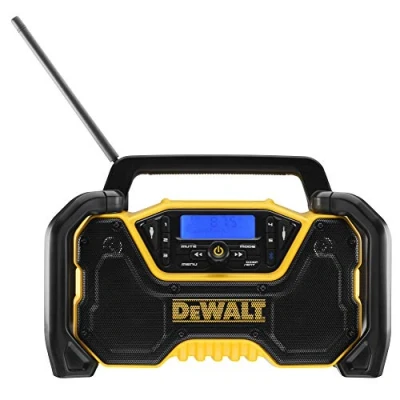 Imagen de DeWalt XR DCR029 Radio estéreo (Dab+ y FM, Carcasa ultrarresistente, con Bluetooth, Pantalla Digital retroiluminada, no Incluye batería ni Cargador)