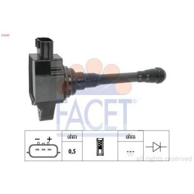 Imagen de FACET 9.6543 Bobina de encendido DACIA: LOGAN 2