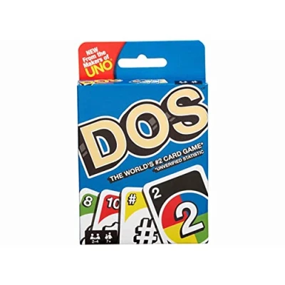 Imagen de Mattel Games DOS, juego de cartas UNO (Mattel FRM36)