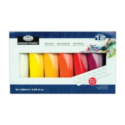 Imagen de Royal &amp; Langnickel Pintura acrílica (120 ml, 12 unidades), multicolor