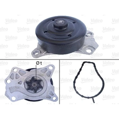 Imagen de VALEO 506852 Bomba de agua con juntas sin tapa TOYOTA: Yaris II Hatchback, III CITROËN: C1 I, PEUGEOT: 107 Hatchback