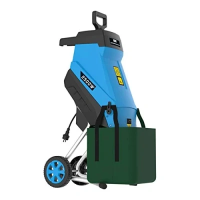 Imagen de Güde Trituradora de jardín GH 2501 (2500 W, tecnología cuchilla, bajo mantenimiento, autoalimentación, ruedas transporte, protección contra sobrecarga, grosor máximo rama 45 mm, incluye saco