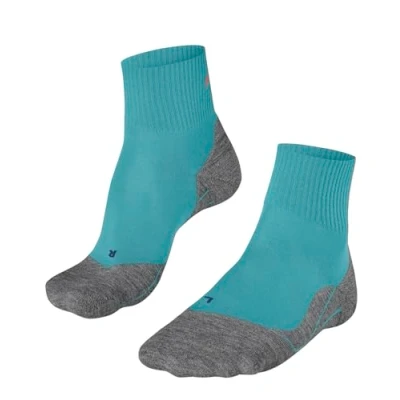 Imagen de FALKE TK5 Wander Cool Short W Sso lyocell hilo funcional antiampollas finos 1 par, Calcetines para senderismo Mujer, Azul Turquoise 6206, 39 40
