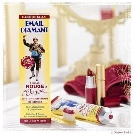 Imagen de Email Diamant RED Pasta dental cosmética original Formula Rouge Tubos de 75 ml (2 tubos)