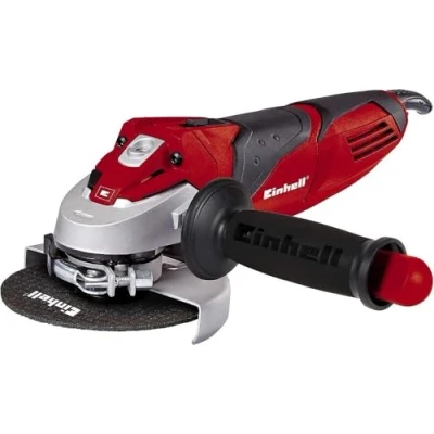 Imagen de Einhell Amoladora angular Con cable TE AG 125/750 Kit. 750 W, sistema de bloqueo del husillo, bajas vibraciones, incl. 1 disco corte diamante, protector corte. estuche