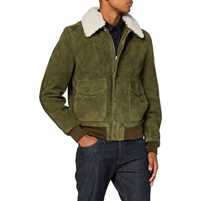 Imagen de Schott NYC LC2410S, Chaqueta para Hombre, Kaki, XL