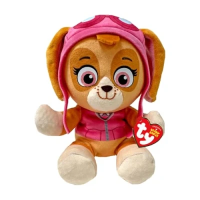 Imagen de Ty Colección Paw Patrol, Skye, Todos los héroes del Equipo de Cachorros en versión Floppy, Suave Peluche para coleccionar, Idea Regalo Grandes y pequeños 20 cm T44023