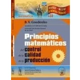 Imagen de Principios Matematicos: Del Control De La Calidad Produccio N