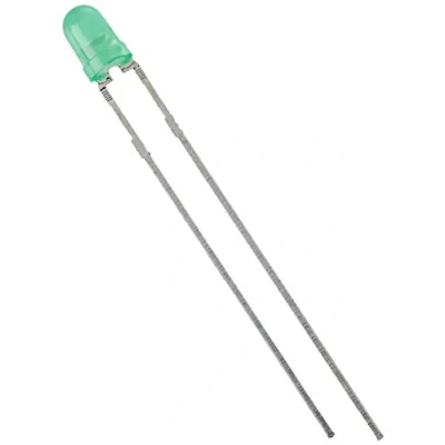 Imagen de Perel 143675 estándar lámpara LED, 3 mm, verde luz