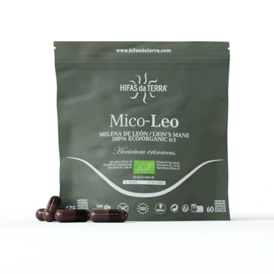 Imagen de HIFAS DA TERRA Mico Leo Extracto Puro de Melena León Hongos Refill 60 Cápsulas