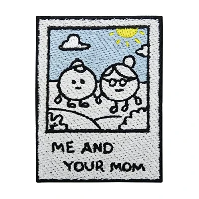 Imagen de Parche Me and Your Mom Parches Termoadhesivos de Planchado para Ropa Aplique Codera Rodillera Bordado DIY Finally Home
