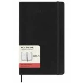 Imagen de Moleskine Daily Planner Agenda 2023 2024, de 18 Meses, Diaria Tapa Suave, Tamaño Grande 13 x 21 cm, Color Negro