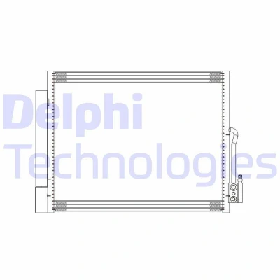 Imagen de DELPHI CF20294 Condensador con secador 12 9 496