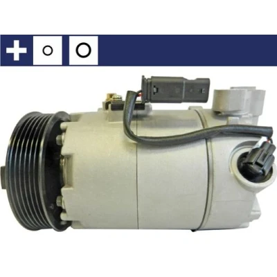 Imagen de MAHLE ORIGINAL ACP 1383 000S Compresor de Aire Acondicionado 6VS14e 12 PAG 46 SP A2 R 1234yf, 134 a con junta anular, sin acoplamiento magnético