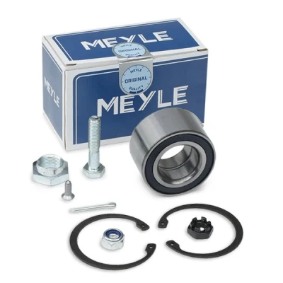 Imagen de MEYLE 100 498 0031 Juego de Cojinete rueda eje delantero, ambos lados con material montaje añadido ORIGINAL Quality 64 bolas norauto