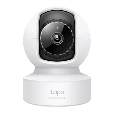 Imagen de Tapo TP Link C222 Cámara de Vigilancia, 360 Grados Horizontal, Pan and Tilt, Visión Nocturna, MicroSD hasta 512GB, Alexa, Google Assistant