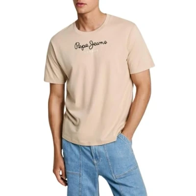 Imagen de Pepe Jeans EGGO Camiseta estampada, Hombre, Talla: XL, Concrete beige