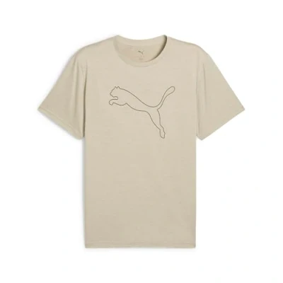 Imagen de Puma TAD Essential heather CAT CF Large Camiseta deportiva, Hombre, Talla: 4XL, Desert dust