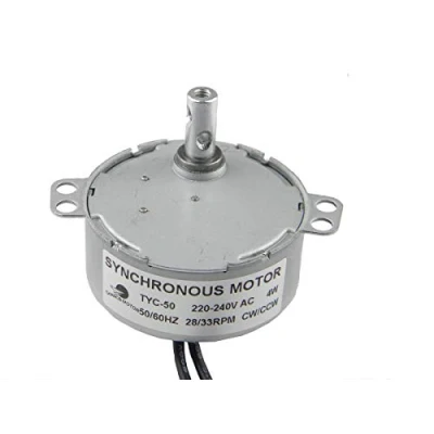 Imagen de CHANCS Motorreductor electrico Motor síncrono TYC 50 CA 220V 28 33r/min CW/CCW 50/60Hz 4W