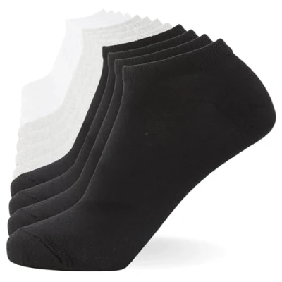 Imagen de FM London Calcetines deportivos unisex, 12 unidades, Colores Surtidos, 39 42 EU